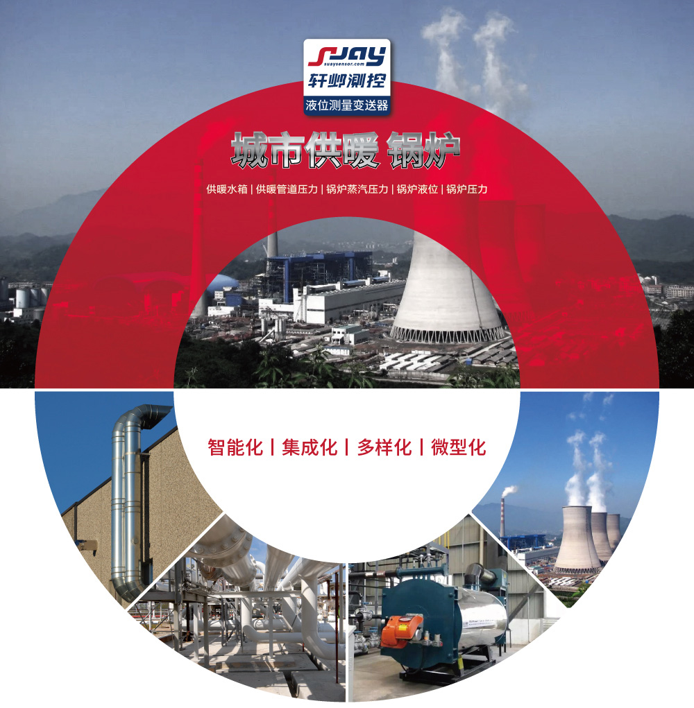 城市供暖、鍋爐（供暖水箱、供暖管道壓力、鍋爐蒸汽壓力、鍋爐液